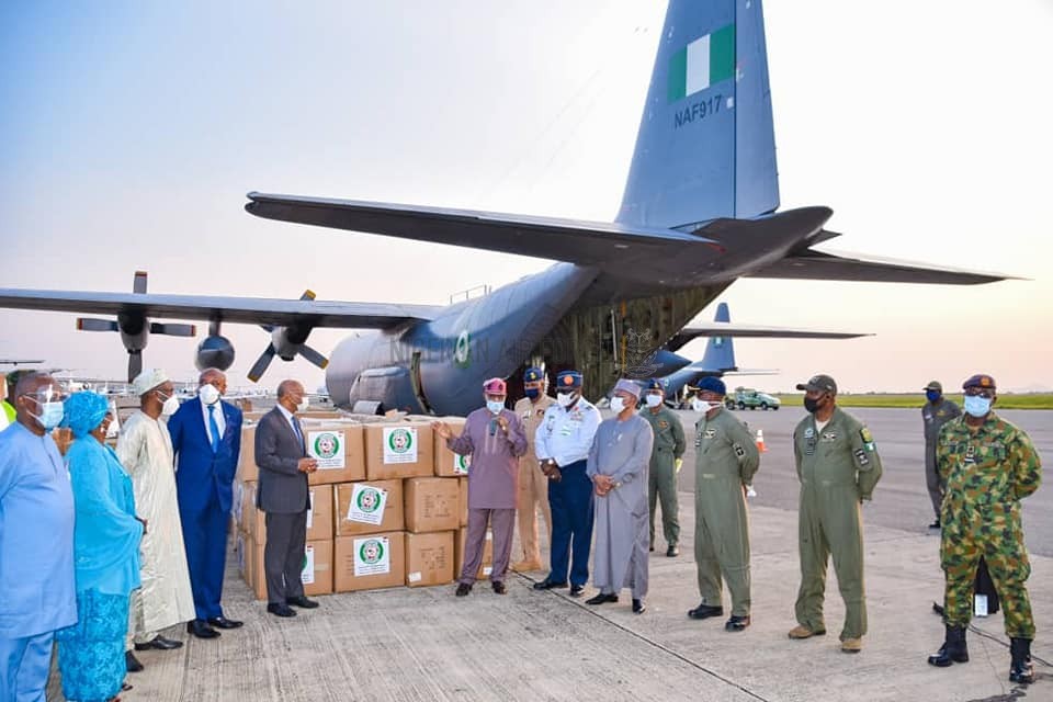 COVID-19: NAF COMMENCES AIRLIFT OF ESSENTIAL MEDICAL MATERIALS PROCURED BY WAHO TO 13 ECOWAS COUNTRIES