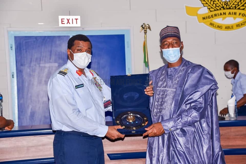 GOVERNOR ZULUM COMMENDS NAF’s CONSISTENT RESPONSIVENESS IN COUNTER INSURGENCY OPERATIONS, AS CAS ASSURES OF MORE SUPPORT FOR DECISIVE DEFEAT OF INSURGENTS