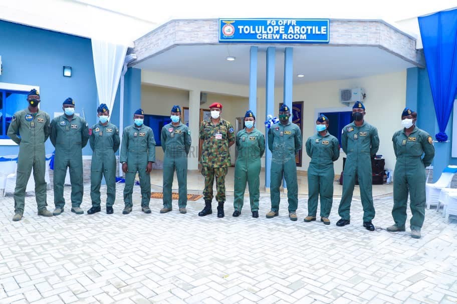 NAF IMMORTALIZES LATE FIRST COMBAT HELICOPTER PILOT, FLYING OFFICER TOLULOPE AROTILE, AS CAS COMMISSIONS INFRASTRUCTURAL PROJECTS IN PORT HARCOURT