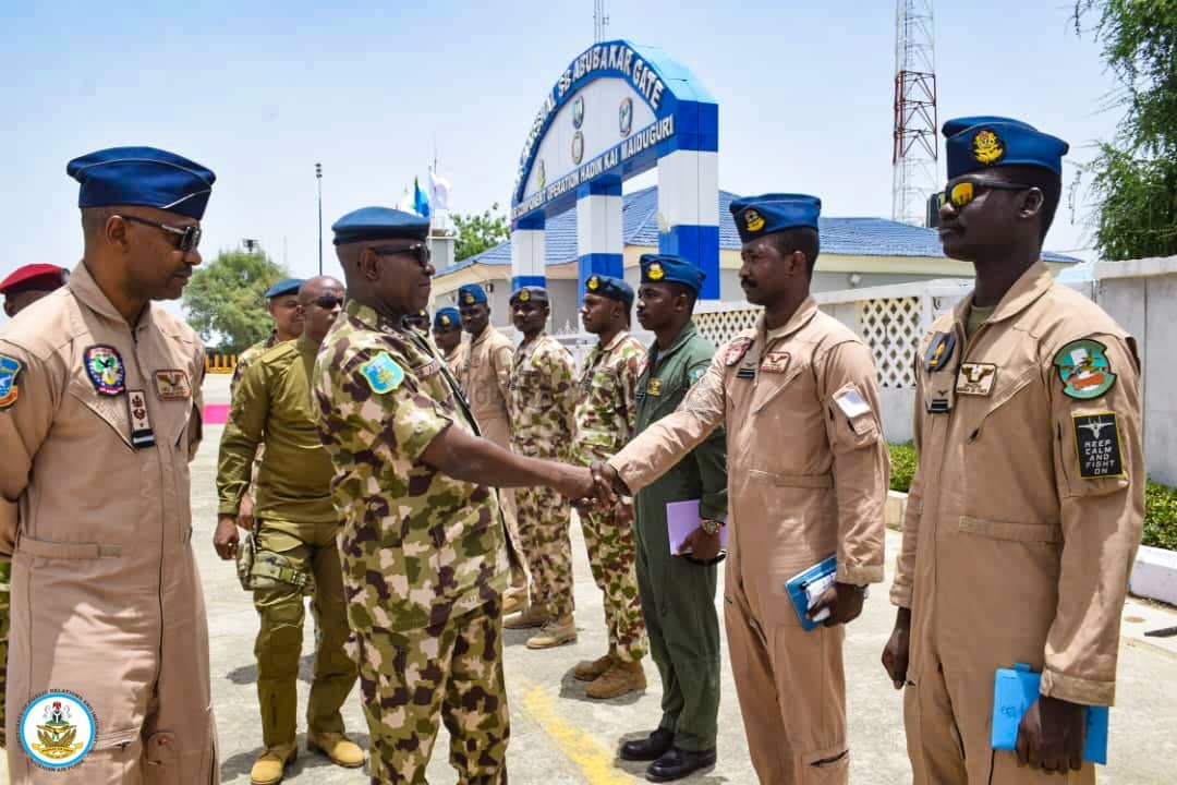 "YOUR SACRIFICES ARE ETCHED IN OUR NATION’S HISTORY" - CAS COMMENDS TROOPS IN MAIDUGURI