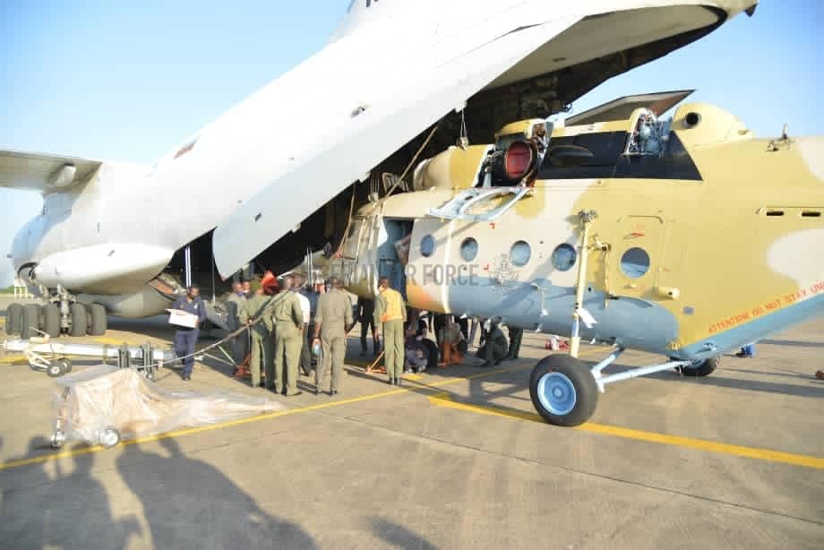 FIGHT AGAINST INSURGENCY RECEIVES BOOST AS NAF TAKES DELIVERY OF ANOTHER MI-171E HELICOPTER