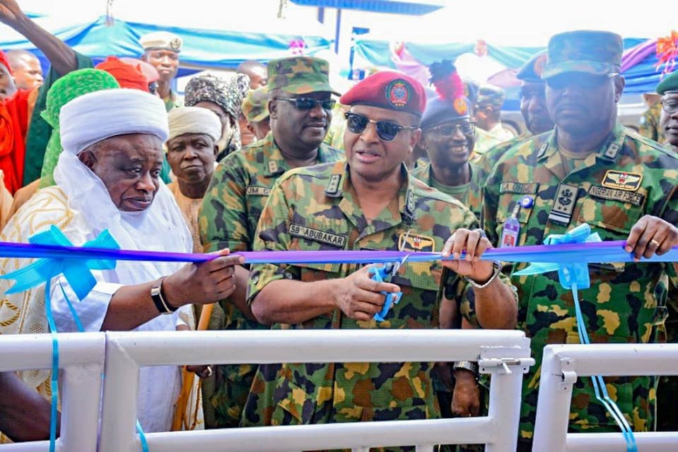 CAS RESTATES COMMITMENT TO DEFEND NIGERIA'S TERRITORIAL INTEGRITY, CHARGES TROOPS TO MAINTAIN MOMENTUM AGAINST ARMED BANDITS AS HE COMMISSIONS ACCOMMODATION IN BIRNIN GWARI