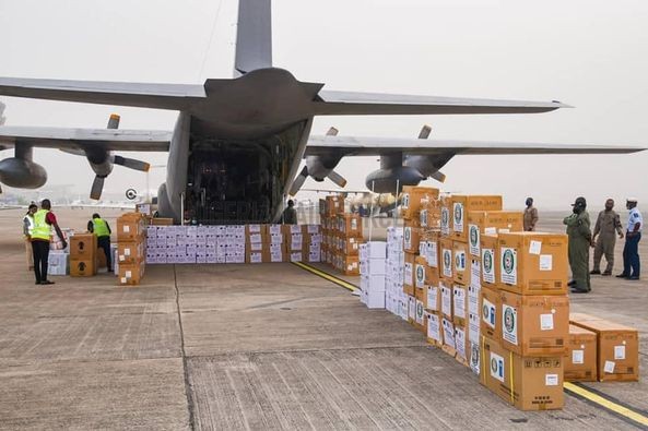 NAF COMMENCES AIRLIFT OF COVID-19 RELIEF MATERIALS TO WEST AFRICAN COUNTRIES