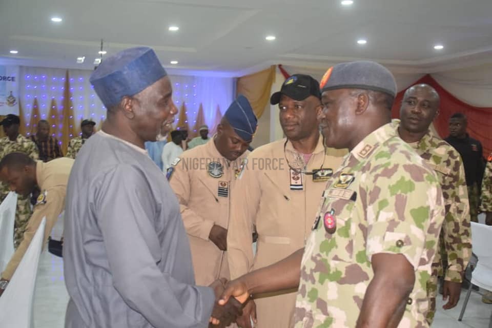 CHRISTMAS CELEBRATION: CAS FETES FRONTLINE TROOPS IN MAIDUGURI, YOLA, KATSINA, CHARGES THEM TO REMAIN FOCUSED