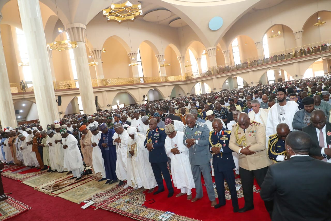 JUMA'AT PRAYER IN COMMEORATION OF 2024 ARMED FORCES REMEMBRANCE DAY