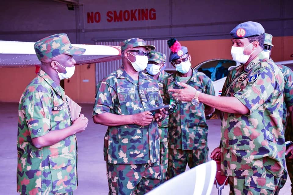 OPERATIONAL VISIT: CAS INSPECTS FACILITIES IN NAF UNITS IN KADUNA, ASSURES OF SUSTAINED AIR SUPPORT FOR ONGOING ANTI-BANDITRY OPERATIONS