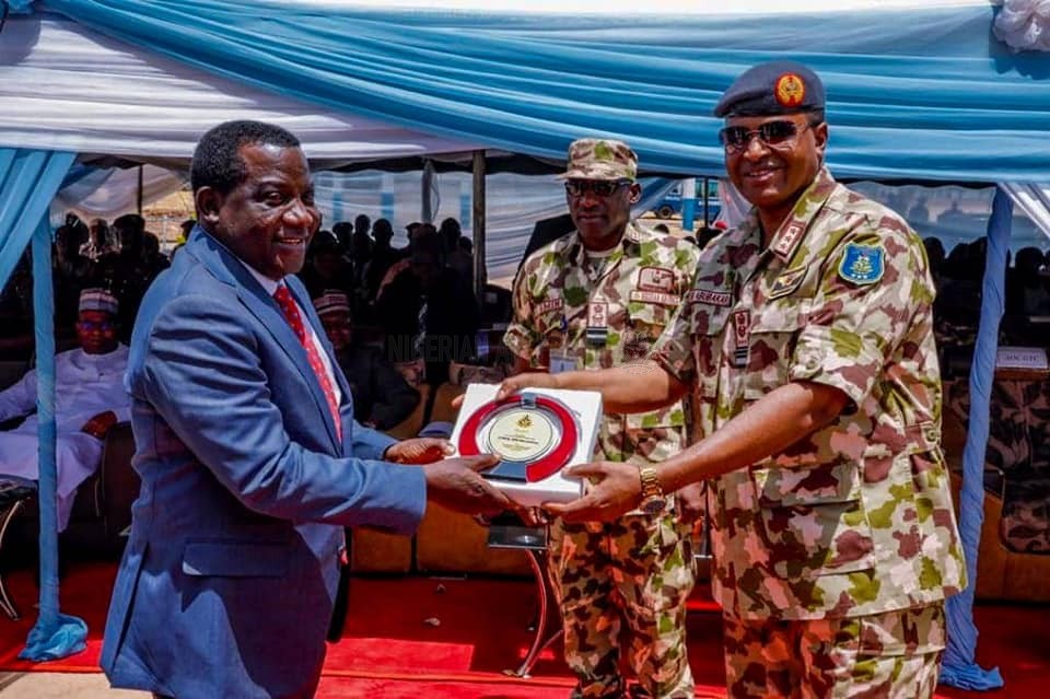GOVERNOR LALONG COMMENDS CAS ON GIANT STRIDES IN EDUCATION INFRASTRUCTURE, CONTRIBUTIONS TO NATIONAL SECURITY AS NAF COMMISSIONS PROJECTS AT MILITARY SCHOOLS IN JOS